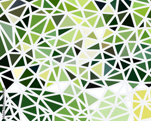 Abstract geometric background consisting of colored triangles.