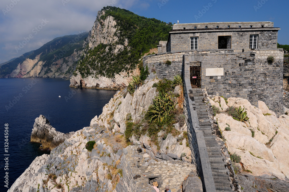 Portovenere piccolo luogo storico della Liguria, Italia