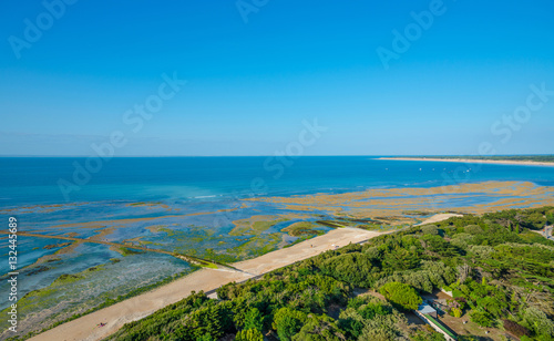 Obraz na płótnie Ile de Re - The west Point of the Island, Charente Maritime, Fra w salonie