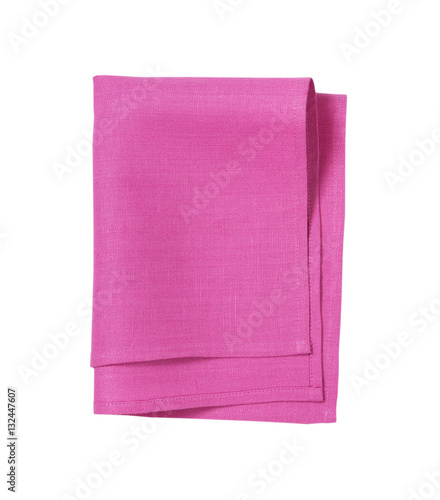 purple pink napkin