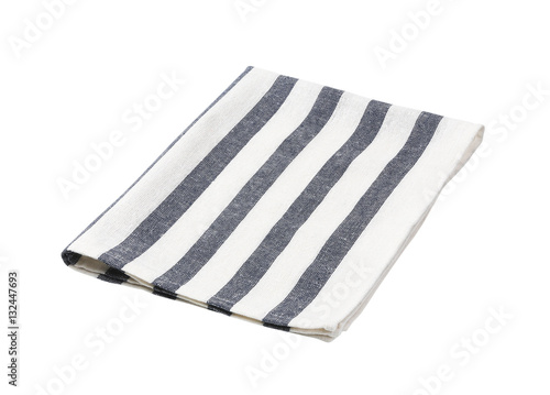 striped dish towel photo