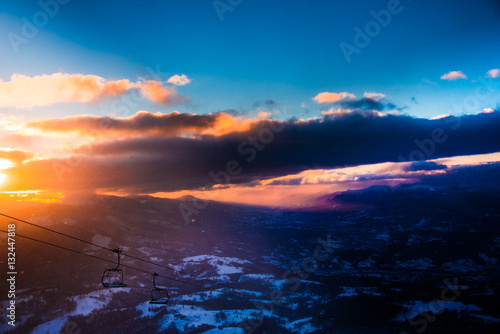 Winter sunset © Ivanica