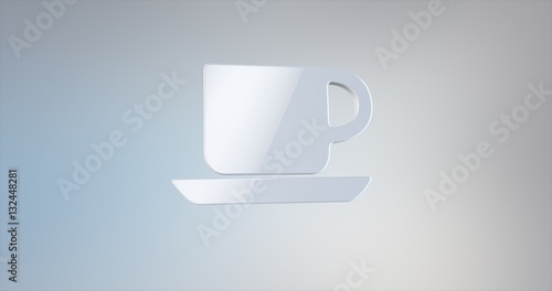 Office Mug White 3d Icon