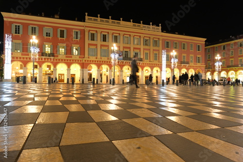 Nizza Place Masséna bei Nacht  photo