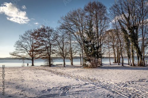Winter am Starnberger See in Bayern © zauberblicke