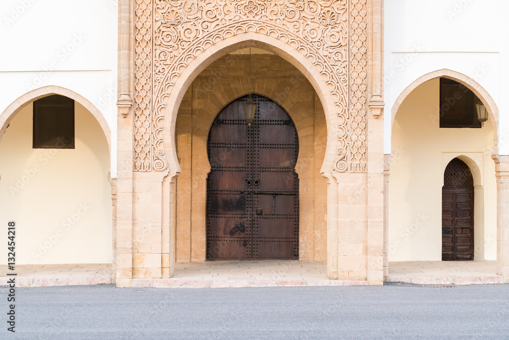 Mosque near the Royal palace in Rabat, Morocco
