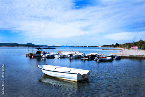 Croatian coast harbor