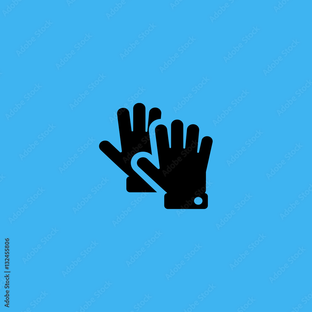 Obraz premium gloves icon. flat icon