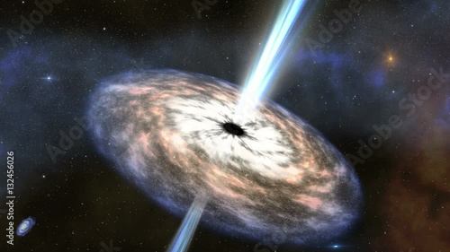 4k UHD fly to black hole in space 11608
