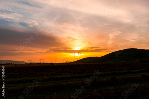 Wallpaper Mural Amazing sunset and clouds Torontodigital.ca