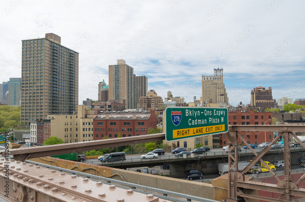 Fototapeta premium brooklyn-queens express way
