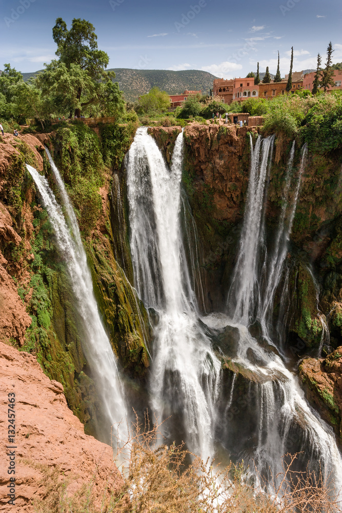 Obraz premium Cascades d'Ouzoud, Waterfall at Ouzoud, Morocco