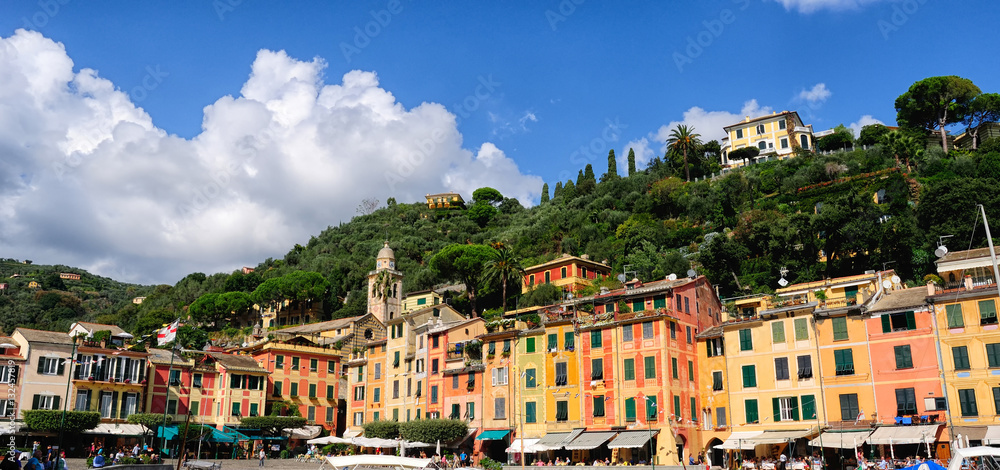 Portofino, famoso paese della Liguria, Italia