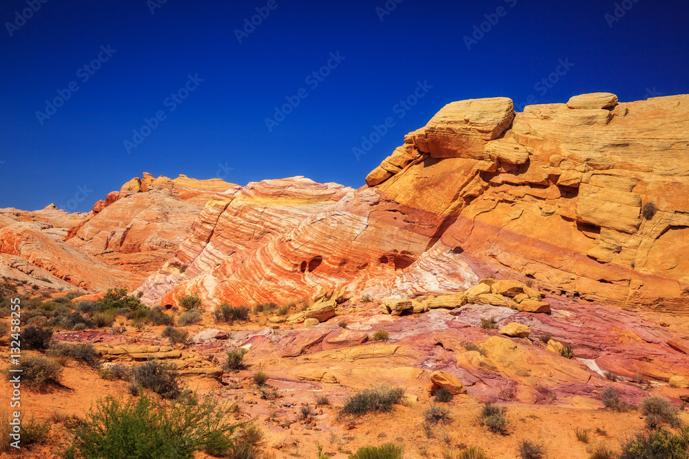 Fototapeta premium Sandsteinformationen im Valley of Fire