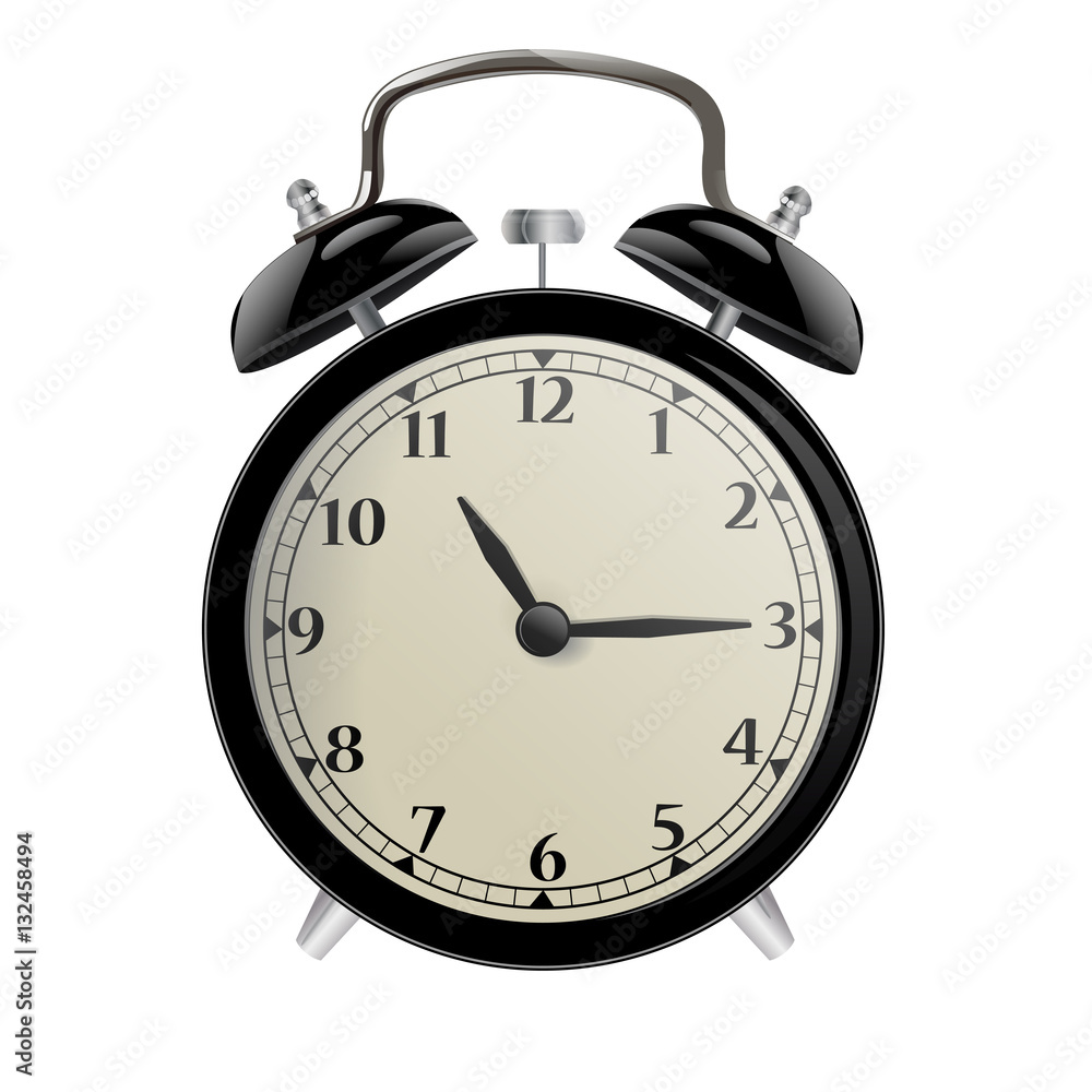 Realistic alarm clock. Morning. Time. For your design. Realistic alarm clock. Morning. Time. For your design.