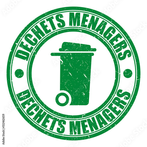 Logo déchets ménagers.