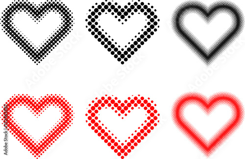 heart set , Valentine heart, vector set