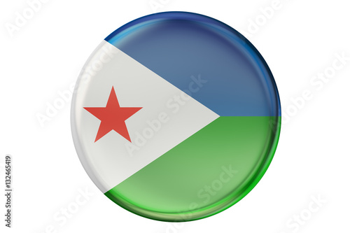 Badge with flag of Djibouti, 3D rendering Free Download Badge with flag of Djibouti, 3D rendering - GFXLoad