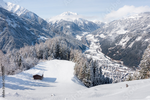 Mayrhofen im Zillertal im Winter