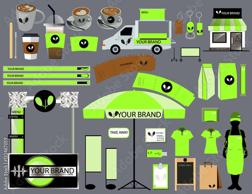 Coffee Shop Identity Mockup Templates