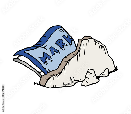 broken wall illustration