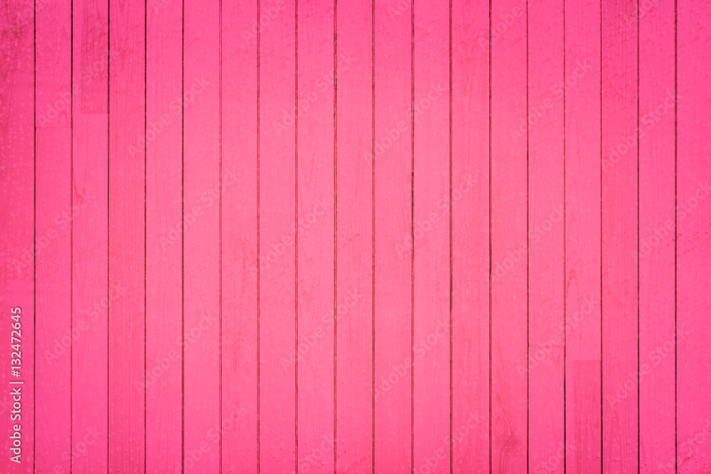 Fototapeta premium Pink wood wall texture and background