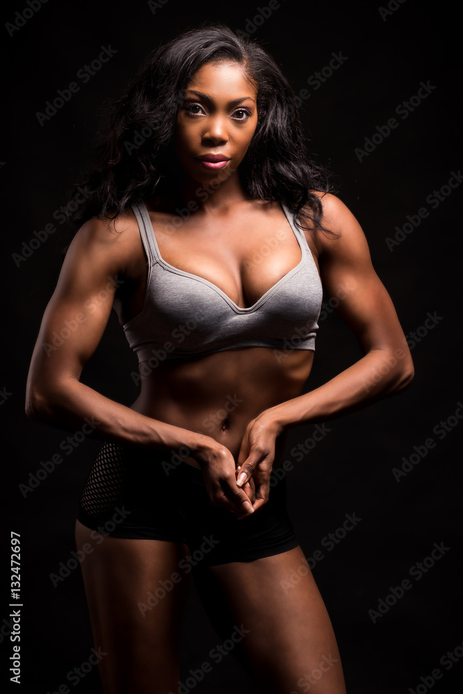 African American Female Bodybuilder