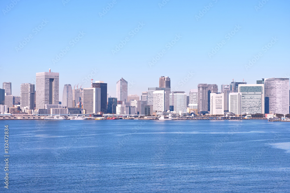 Fototapeta premium 東京港の風景