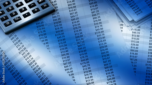 Obraz na plátně Finance and Accounting