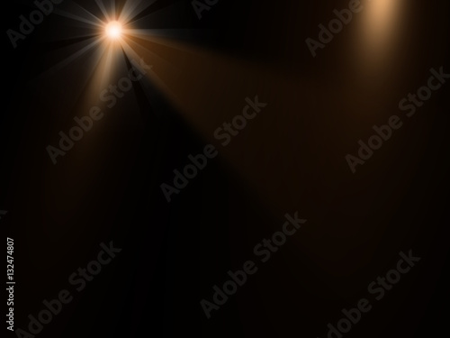 Gold stage light background 