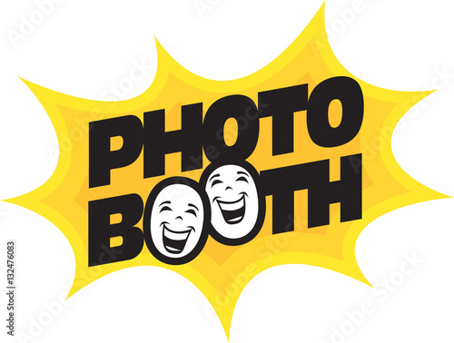 Starburst photo booth design element