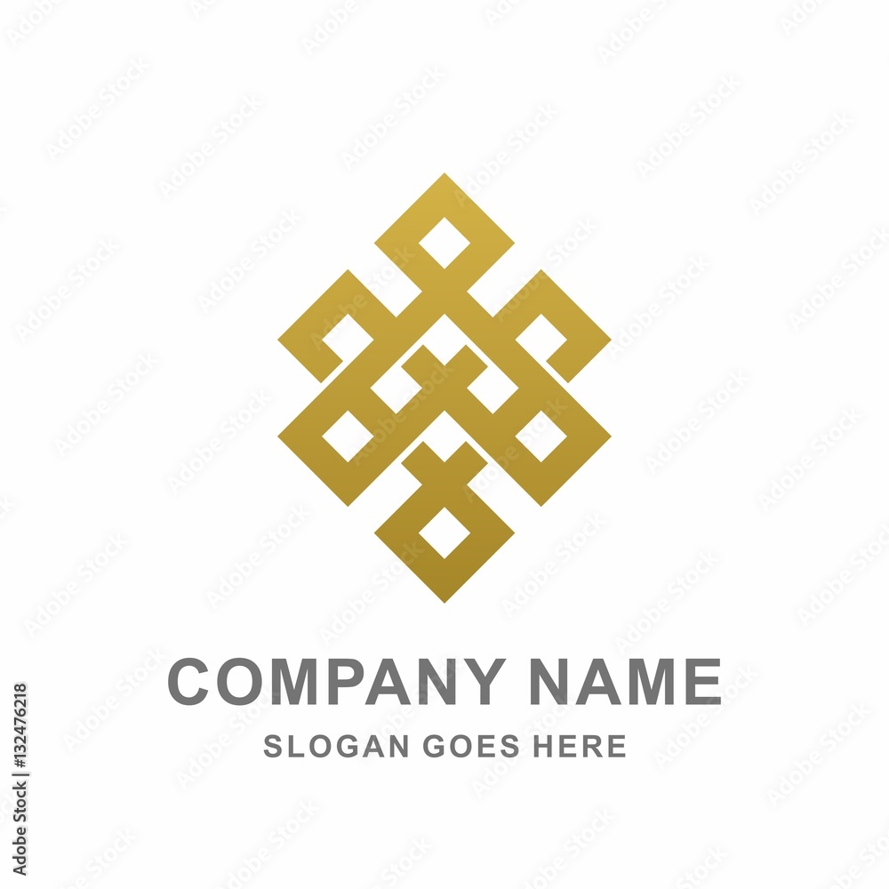 Geometric Square Cross Pattern Strips Morocco Interior Design Decoration Business Company Stock Vector Logo Design Template Geometric Square Cross Pattern Strips Morocco Interior Design Decoration Business Company Stock Vector Logo Design Template