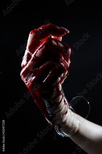 bloody hand