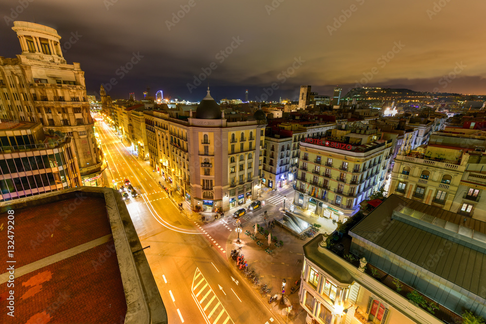 Obraz premium Barcelona Skyline