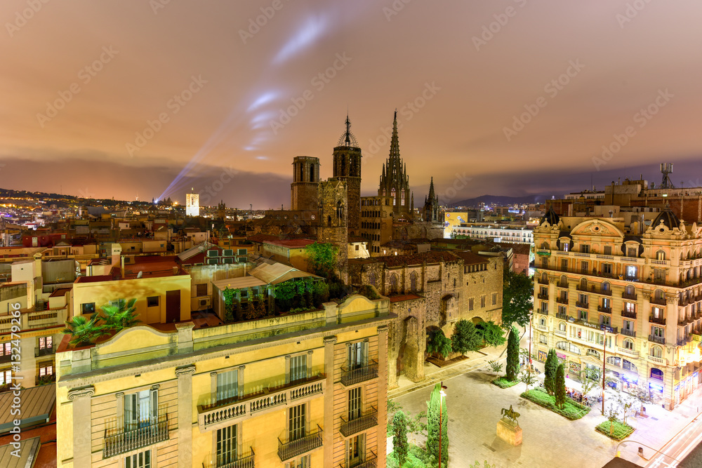 Obraz premium Barcelona Skyline