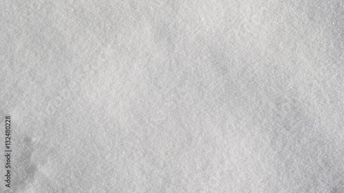 White glitter from fresh sn...