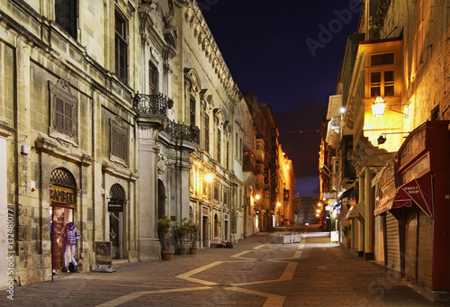 Old street in Valletta. Malta #132481077