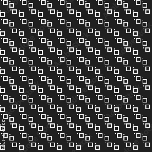 Strict pixelated seamless pattern in corporate style. Useful for web backgrounds  textile or interior design.