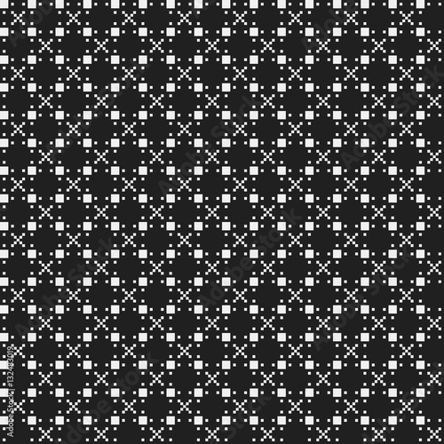 Wallpaper Mural Strict pixelated seamless pattern in corporate style. Useful for web backgrounds, textile or interior design. Torontodigital.ca