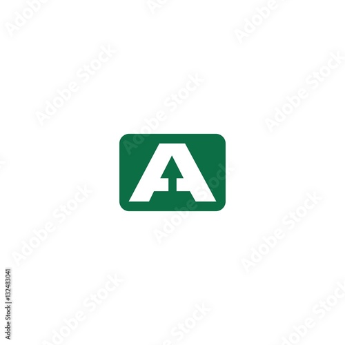 Free Download Negative Arrow on A Letter Initial Logo Vector - GFXLoad