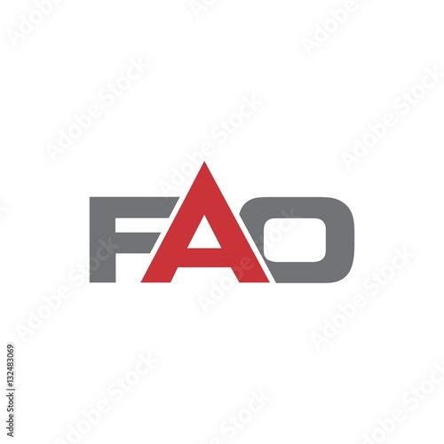 Photos FAO Capital Letter Initial Logo Vector