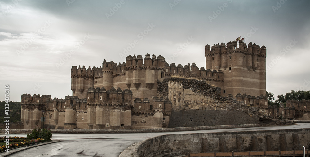 Coca Castle, Segovia. Castile and Leon (Spain)