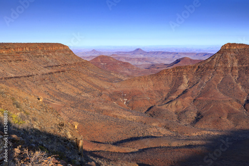 Valley in Namibian mountain