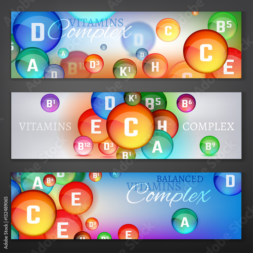Vitamins Complex Banners