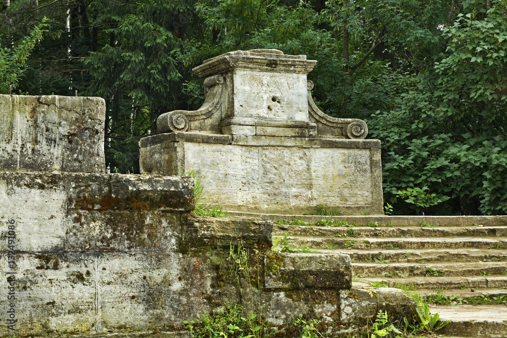Stairs in Pavlovsk Palace and Park Ensemble near Saint Petersburg. Russia Stairs in Pavlovsk Palace and Park Ensemble near Saint Petersburg. Russia