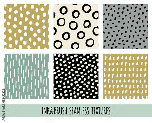 Set of seamless vector free...