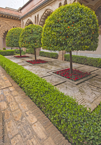 Gardens of the aljaferia al...
