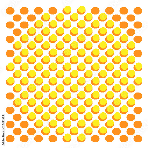Traffic light displays yellow
