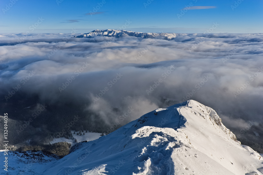 Fototapeta premium winter mountain landscape