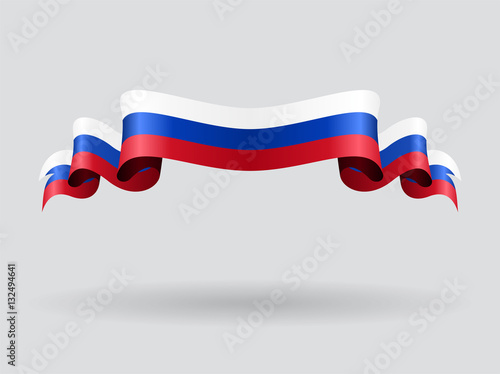 Free Download Russian wavy flag. Vector illustration. - GFXLoad